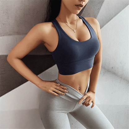 Biustonosz sportowy z push - up - Ironfit PL