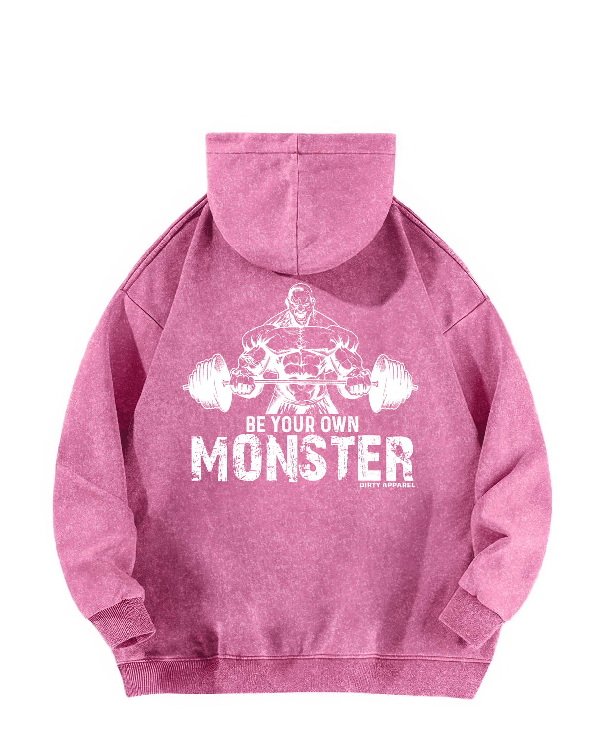 BLUZA Z KAPTUREM BE YOUR OWN MONSTER WASHED - Ironfit PL