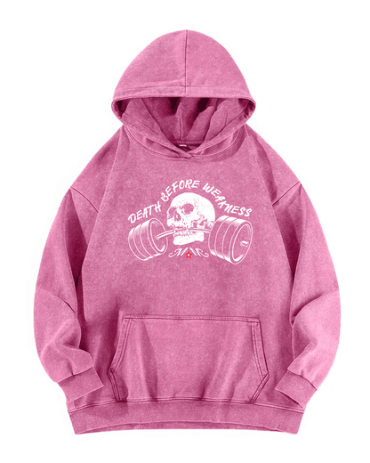 BLUZA Z KAPTUREM DEATH BEFORE WEAKNESS - Ironfit PL