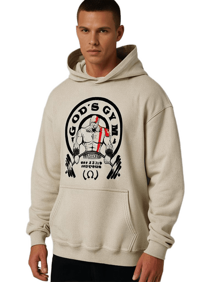 BLUZA Z KAPTUREM GOD'S GYM WASHED - Ironfit PL