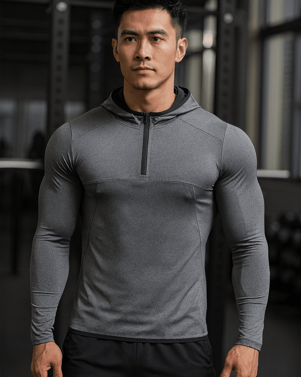Bluza z kapturem Long Sleeve - Ironfit PL