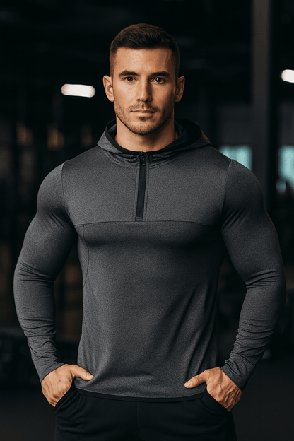 Bluza z kapturem Long Sleeve - Ironfit PL