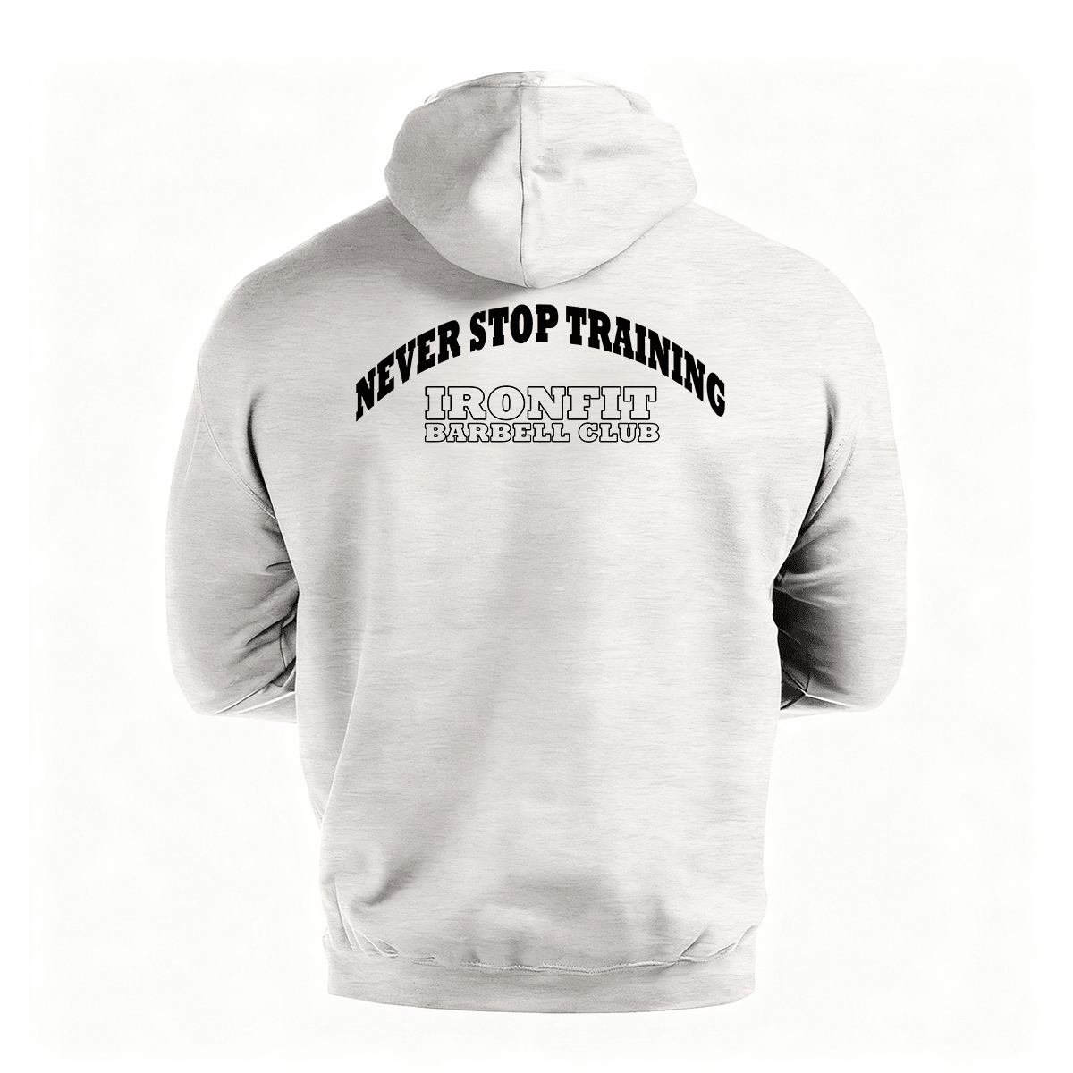 Bluza z kapturem Never Stop Training - Ironfit PL