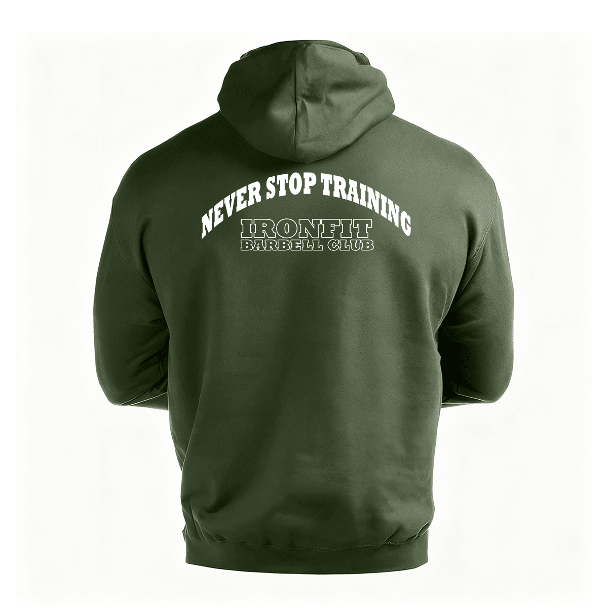 Bluza z kapturem Never Stop Training - Ironfit PL