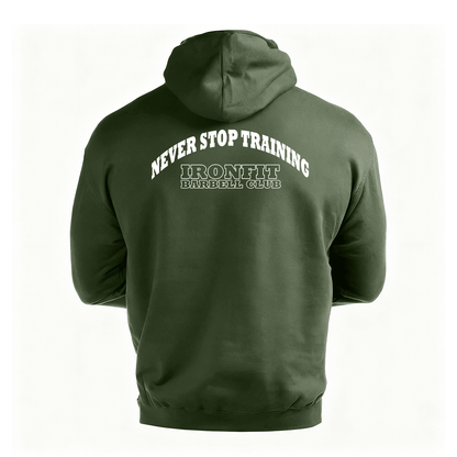 Bluza z kapturem Never Stop Training - Ironfit PL
