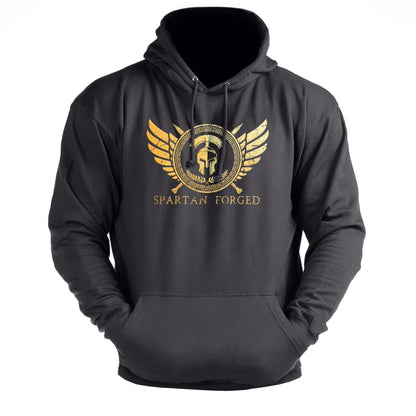 Bluza z kapturem Spartan Forged Cheszt. Gold - Ironfit PL