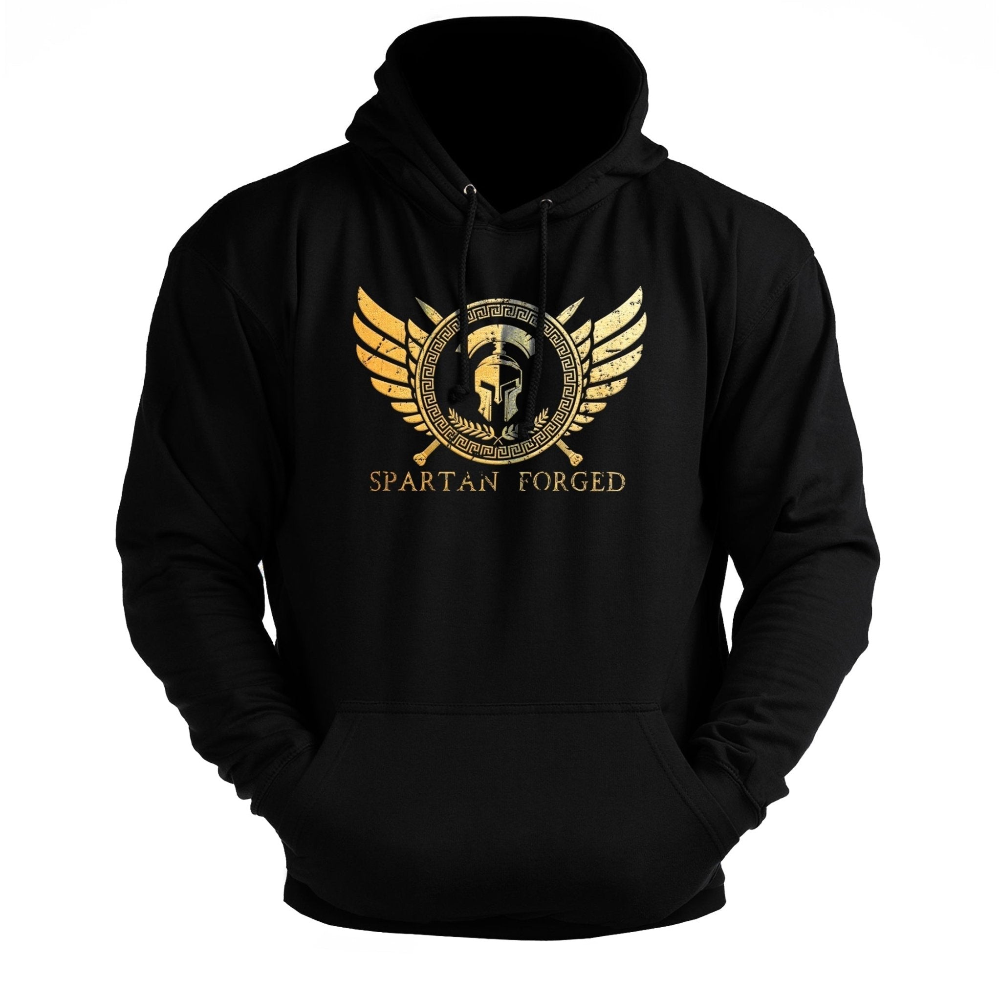 Bluza z kapturem Spartan Forged Cheszt. Gold - Ironfit PL
