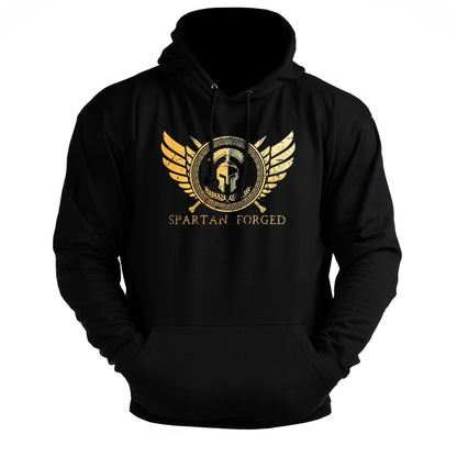 Bluza z kapturem Spartan Forged Cheszt. Gold - Ironfit PL