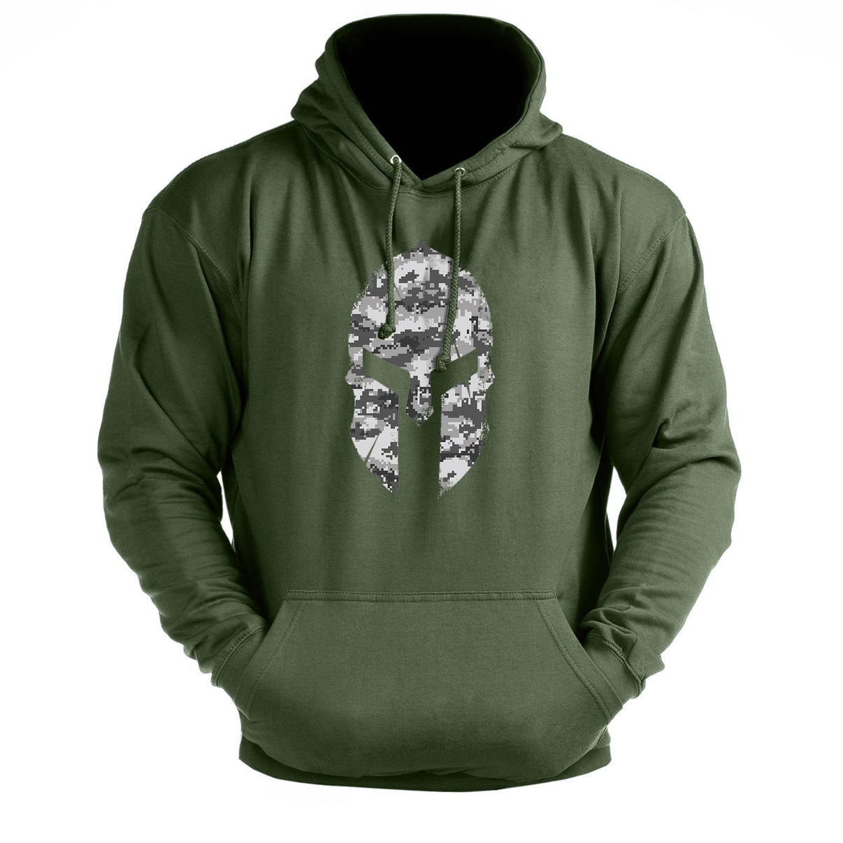 Bluza z kapturem Spartan Helmet Winter Camo - Ironfit PL