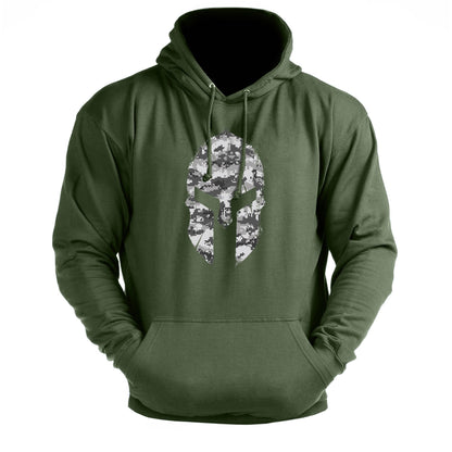 Bluza z kapturem Spartan Helmet Winter Camo - Ironfit PL