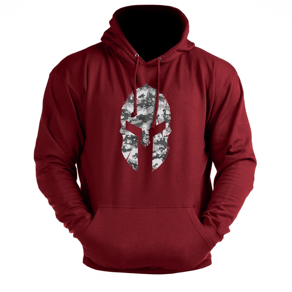 Bluza z kapturem Spartan Helmet Winter Camo - Ironfit PL