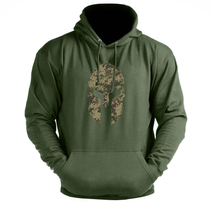 Bluza z kapturem Spartan Helmet Woodland Gym - Ironfit PL
