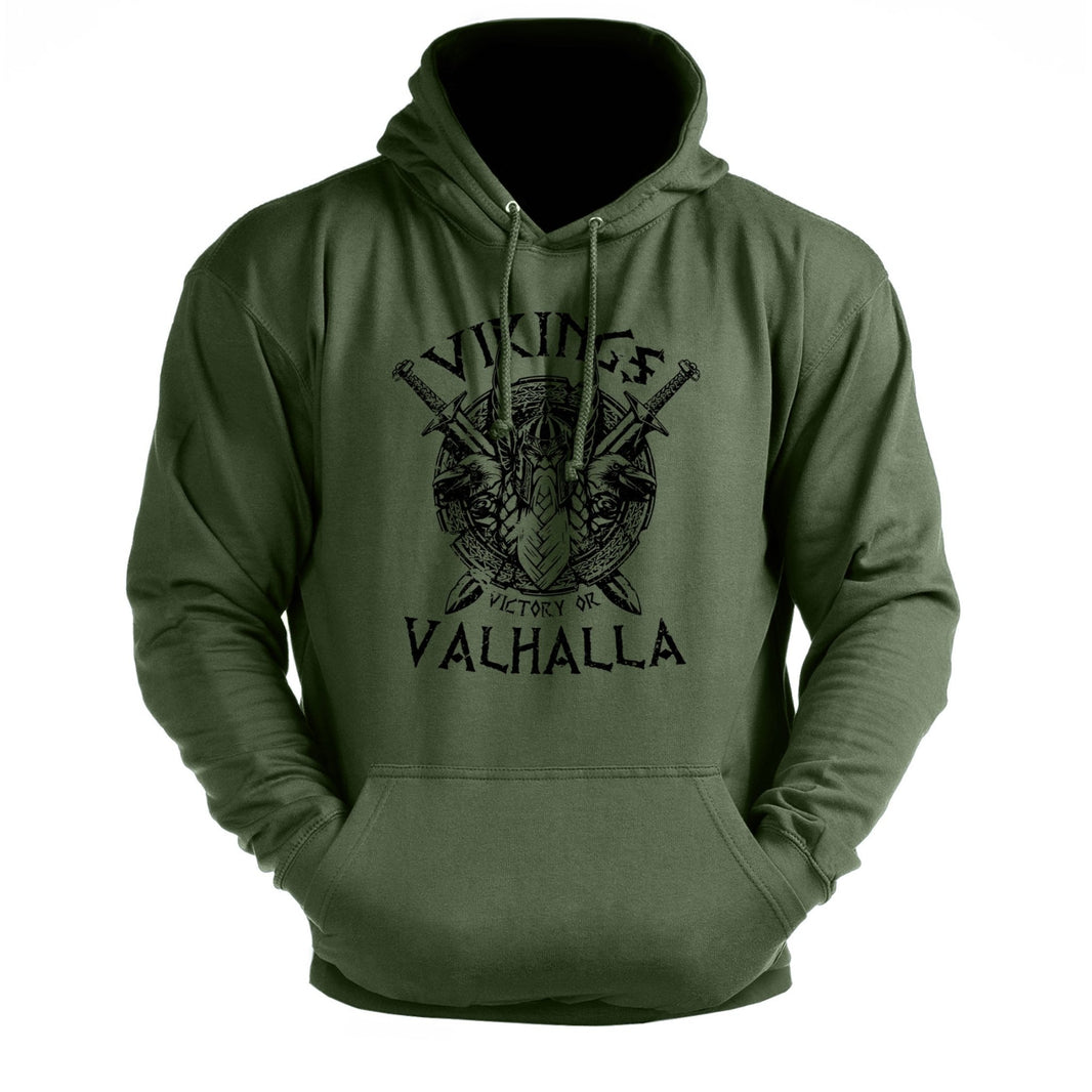 Bluza z kapturem Victory Or Valhalla - Gym - Ironfit PL