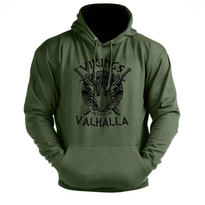 Bluza z kapturem Victory Or Valhalla - Gym - Ironfit PL