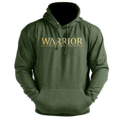 Bluza z kapturem Warrior Gold Spartan Forged - Ironfit PL