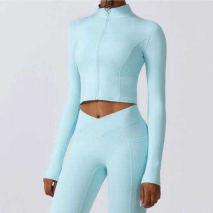 Bluza z zamkiem i długim rękawem - Ironfit PL