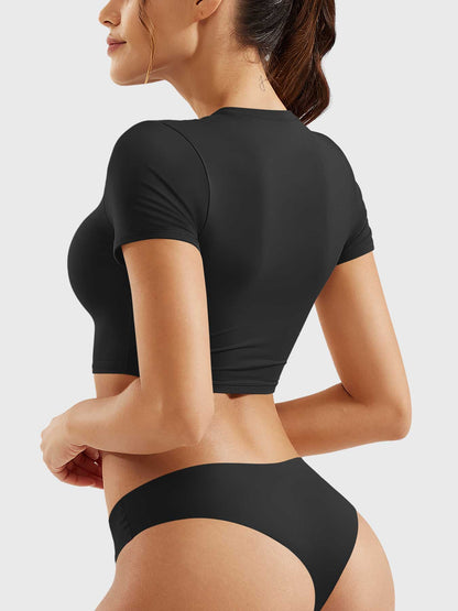 Crop Top Ironfit z krótkim rękawem - Ironfit PL