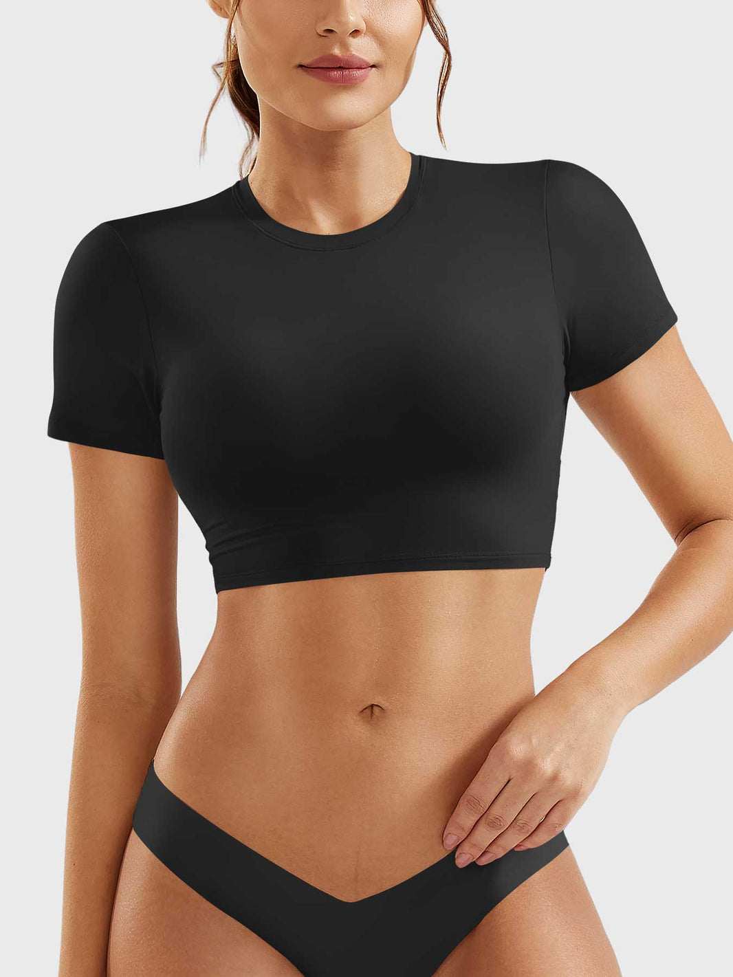 Crop Top Ironfit z krótkim rękawem - Ironfit PL