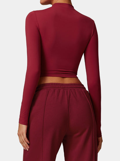 Crop Top z golfem Ironfit Turtle Neck - Ironfit PL