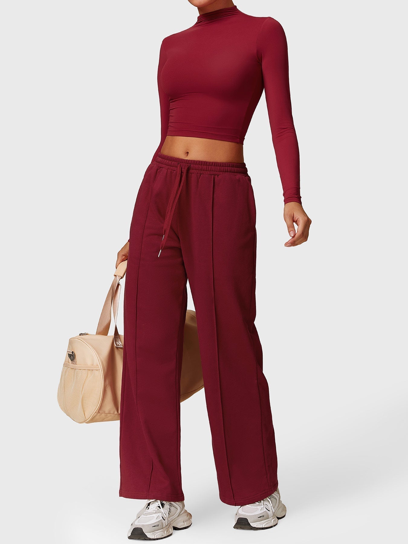 Crop Top z golfem Ironfit Turtle Neck - Ironfit PL