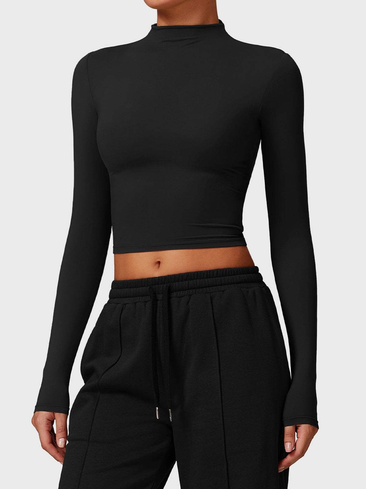 Crop Top z golfem Ironfit Turtle Neck - Ironfit PL