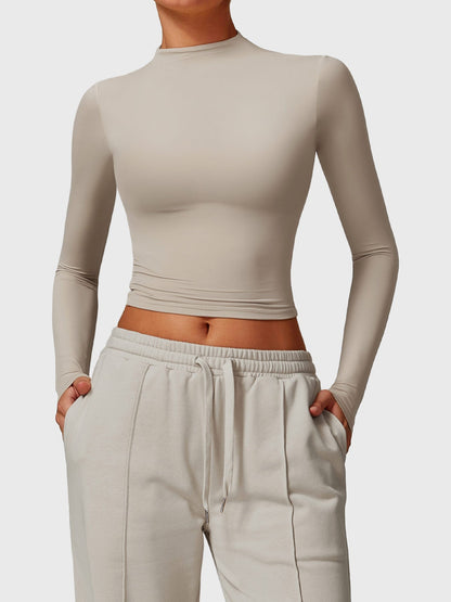 Crop Top z golfem Ironfit Turtle Neck - Ironfit PL