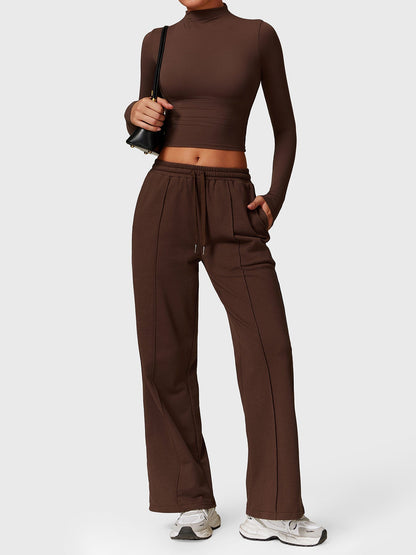 Crop Top z golfem Ironfit Turtle Neck - Ironfit PL