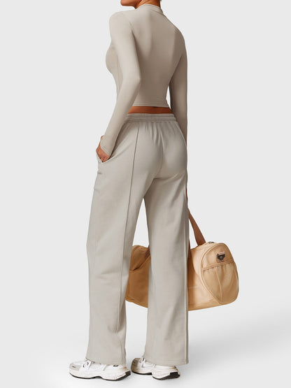 Crop Top z golfem Ironfit Turtle Neck - Ironfit PL