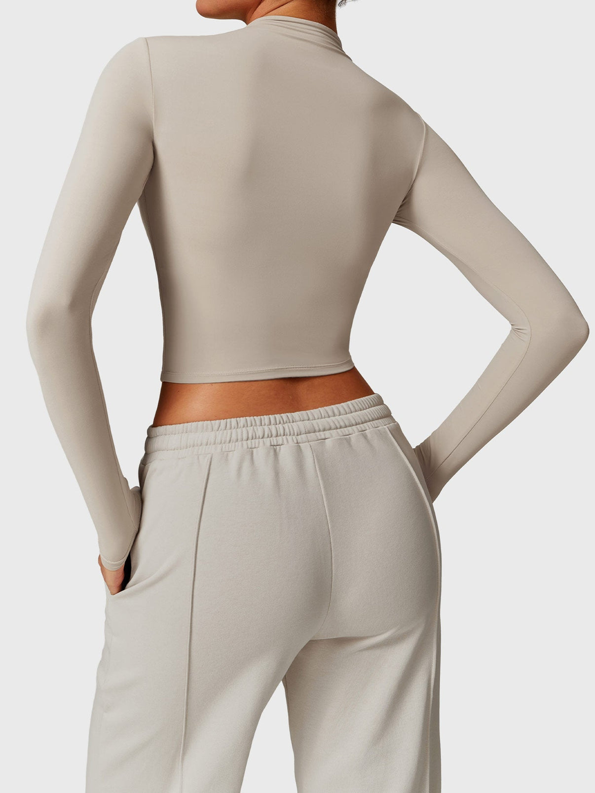 Crop Top z golfem Ironfit Turtle Neck - Ironfit PL