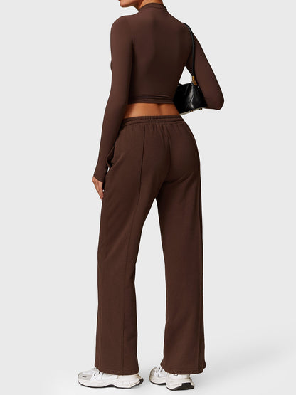 Crop Top z golfem Ironfit Turtle Neck - Ironfit PL