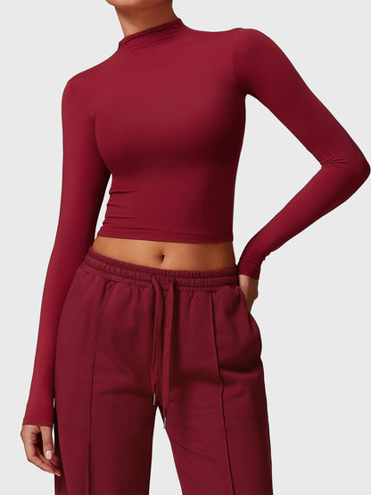 Crop Top z golfem Ironfit Turtle Neck - Ironfit PL