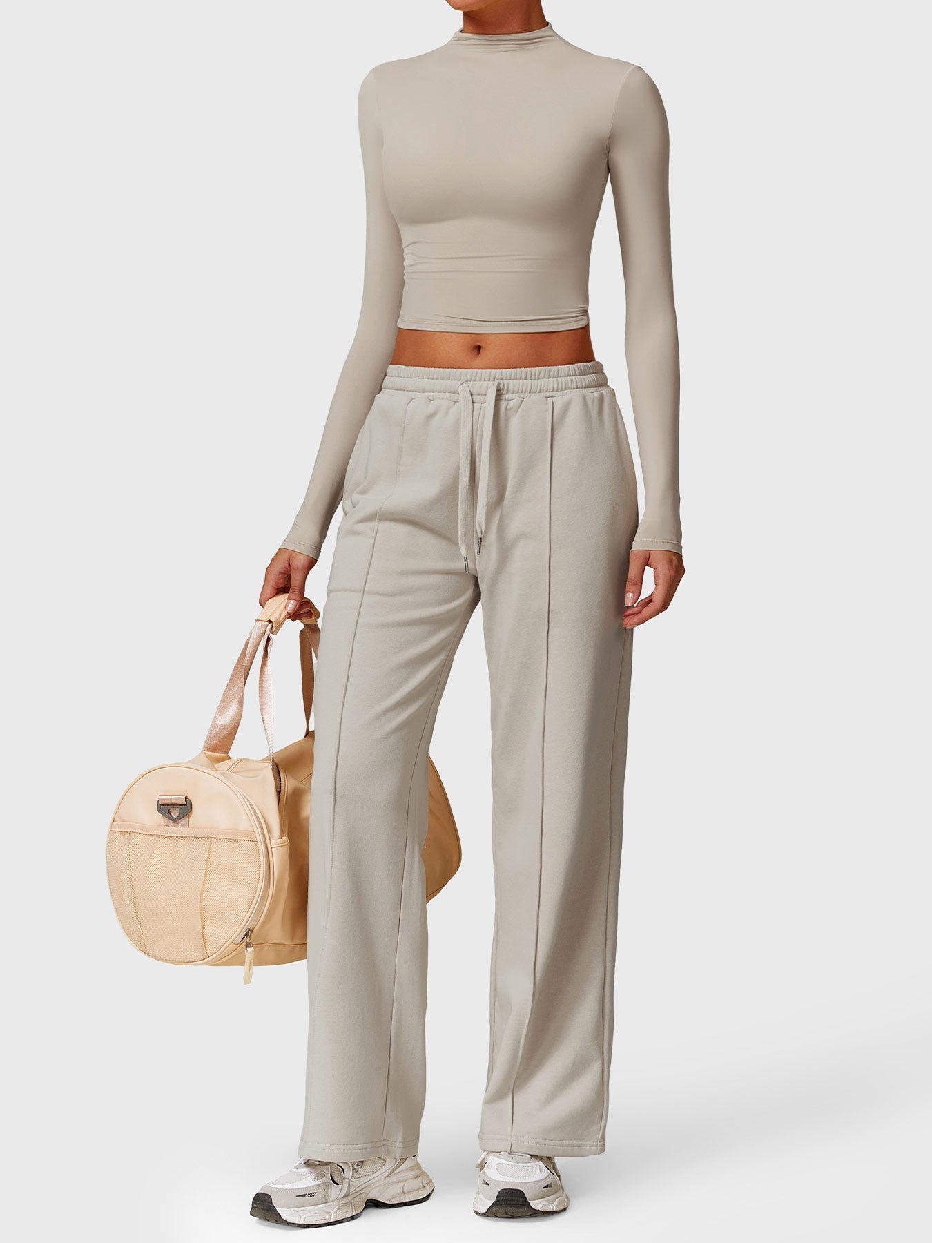 Crop Top z golfem Ironfit Turtle Neck - Ironfit PL