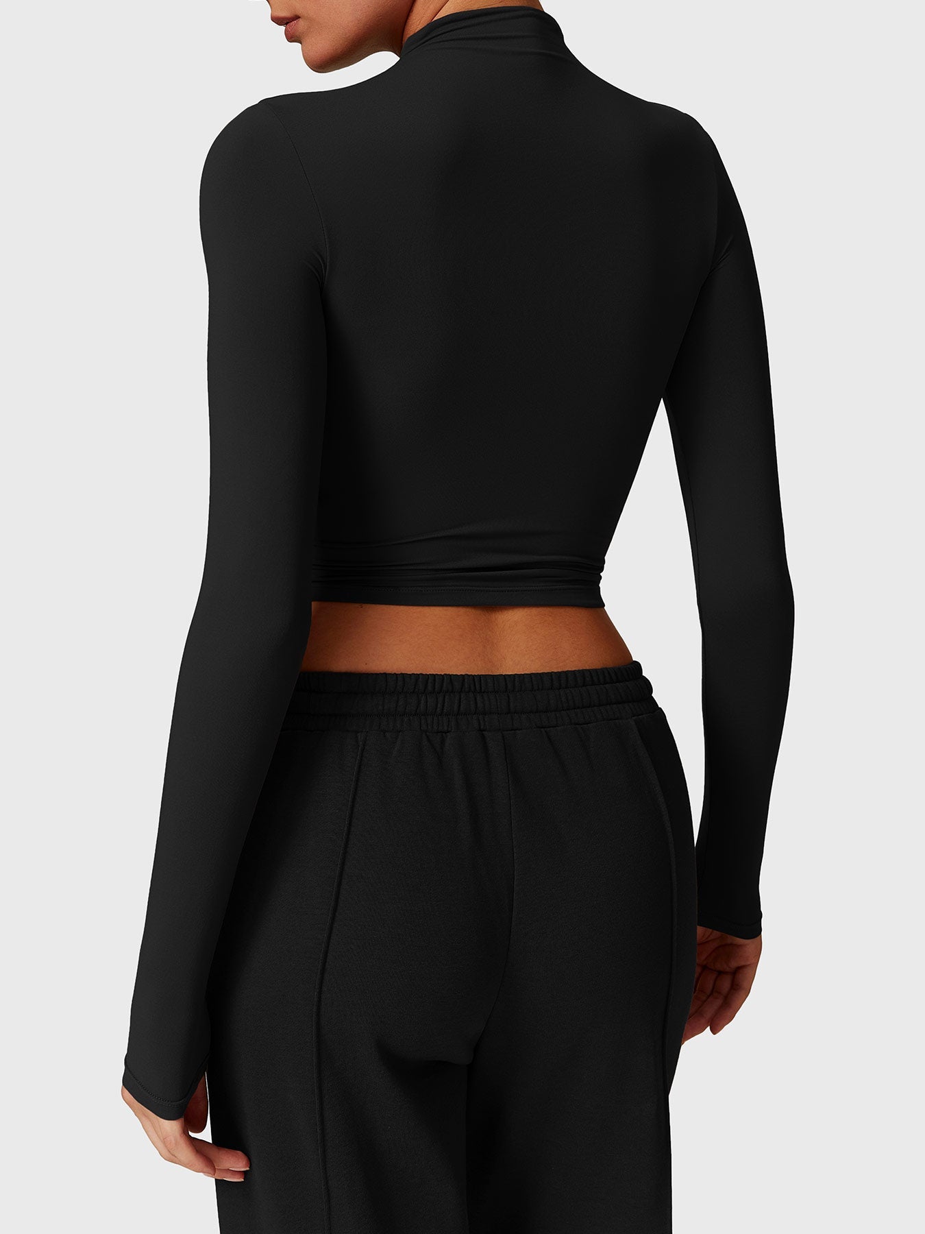 Crop Top z golfem Ironfit Turtle Neck - Ironfit PL