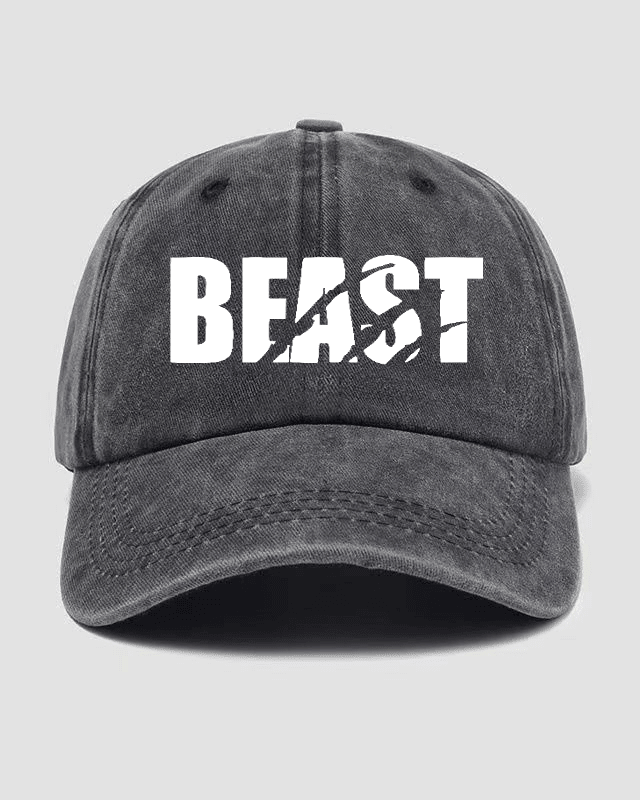 Czapka z daszkiem BEAST Washed - Ironfit PL