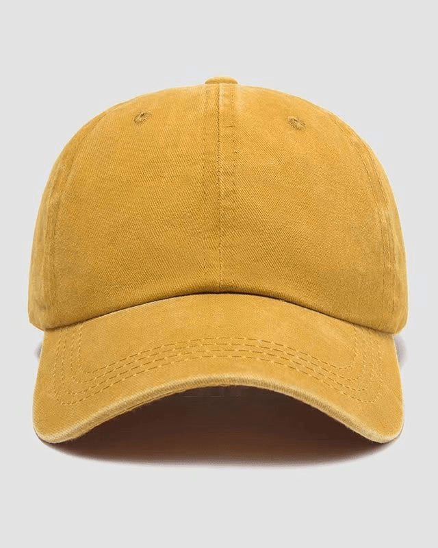 Czapka z daszkiem Solid Color Without Printing Washed - Ironfit PL