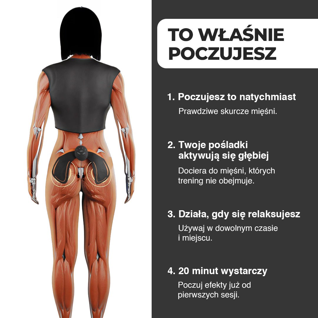Ironfit EMS Trenażer Pośladków 2.0 - Ironfit PL