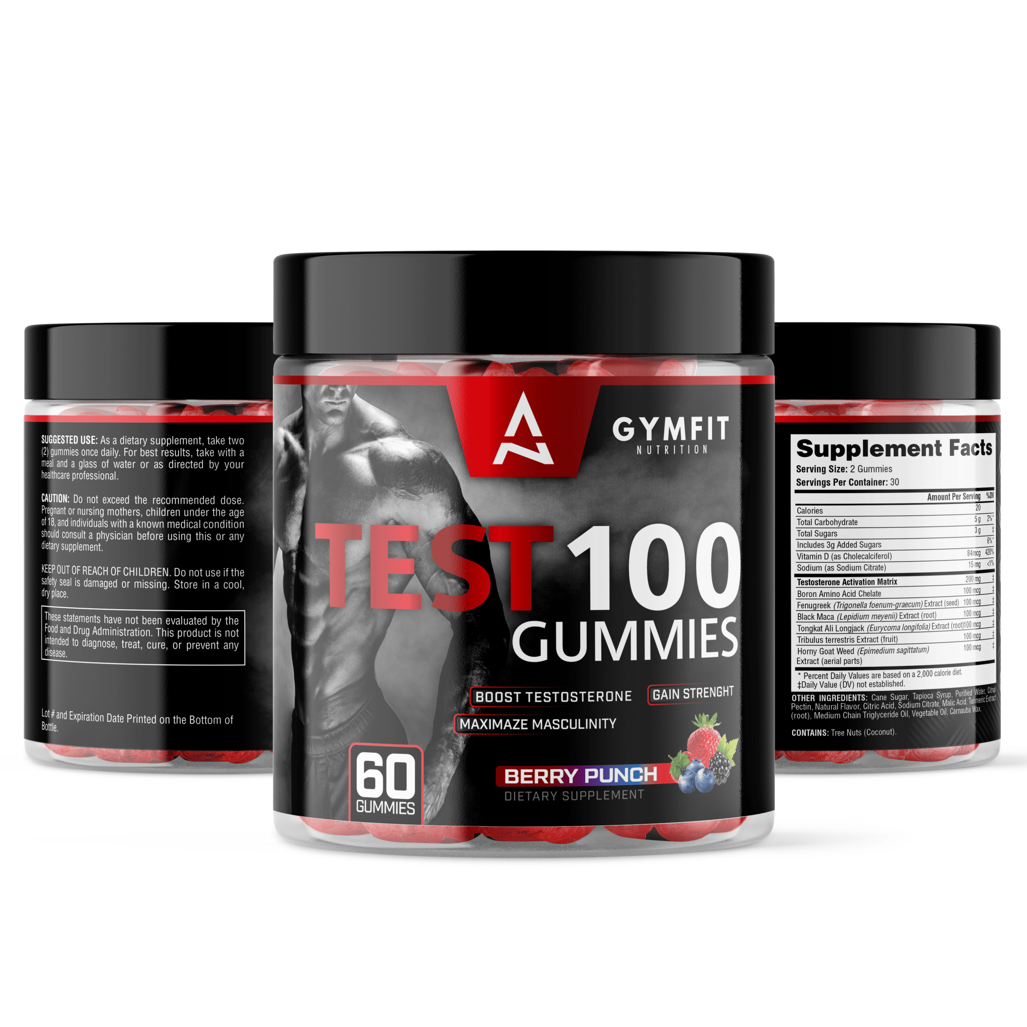Ironfit Nutrition Test 100 Gummies - Ironfit PL