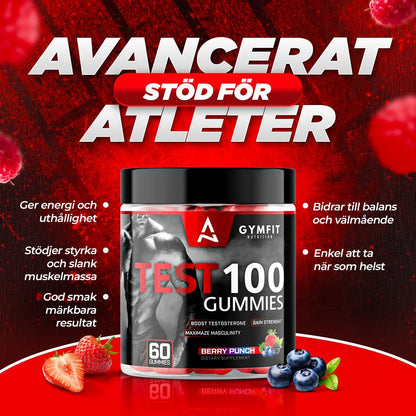 Ironfit Nutrition Test 100 Gummies - Ironfit PL