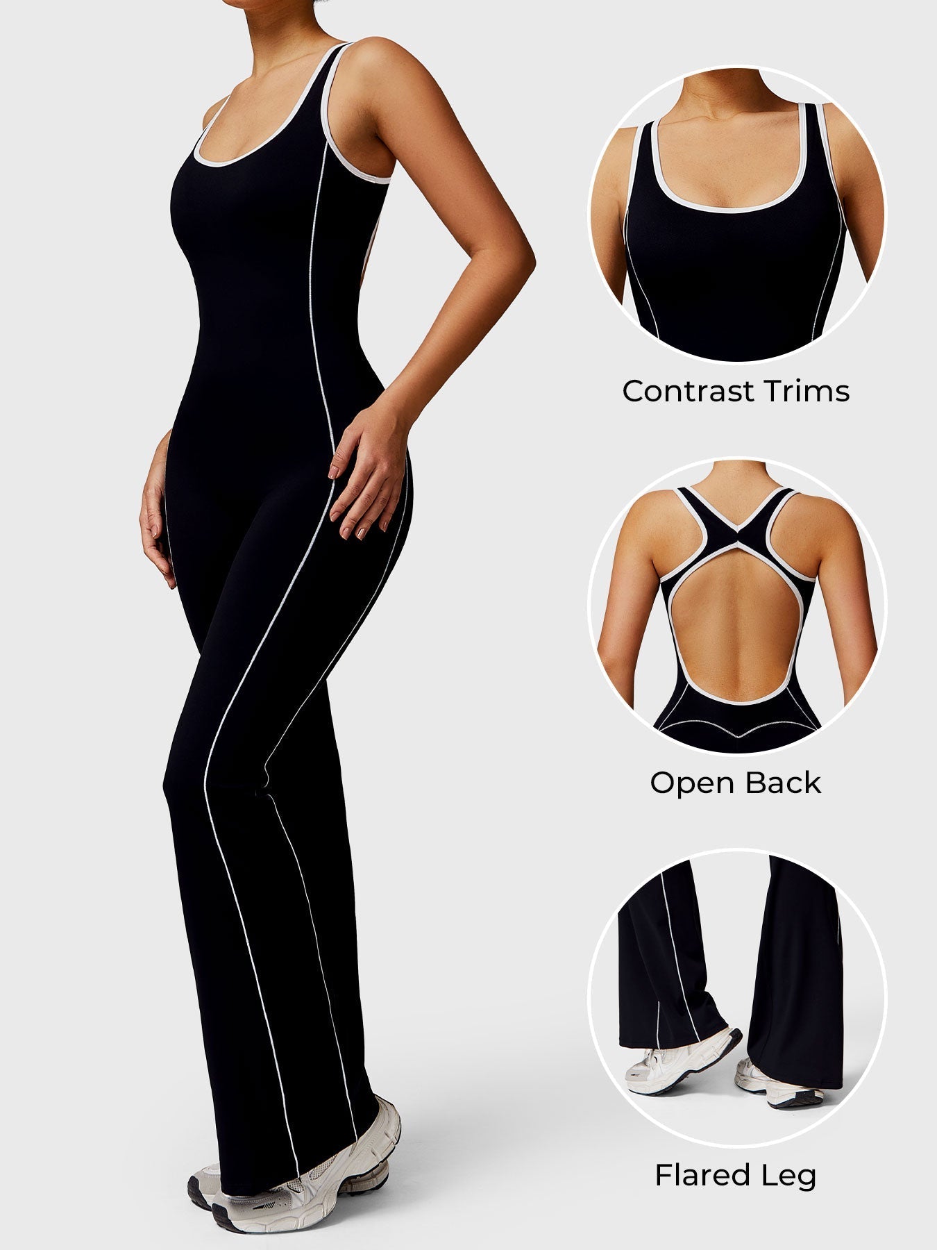 Kombinezon Ironfit Antonia Contrast Flared - Ironfit PL