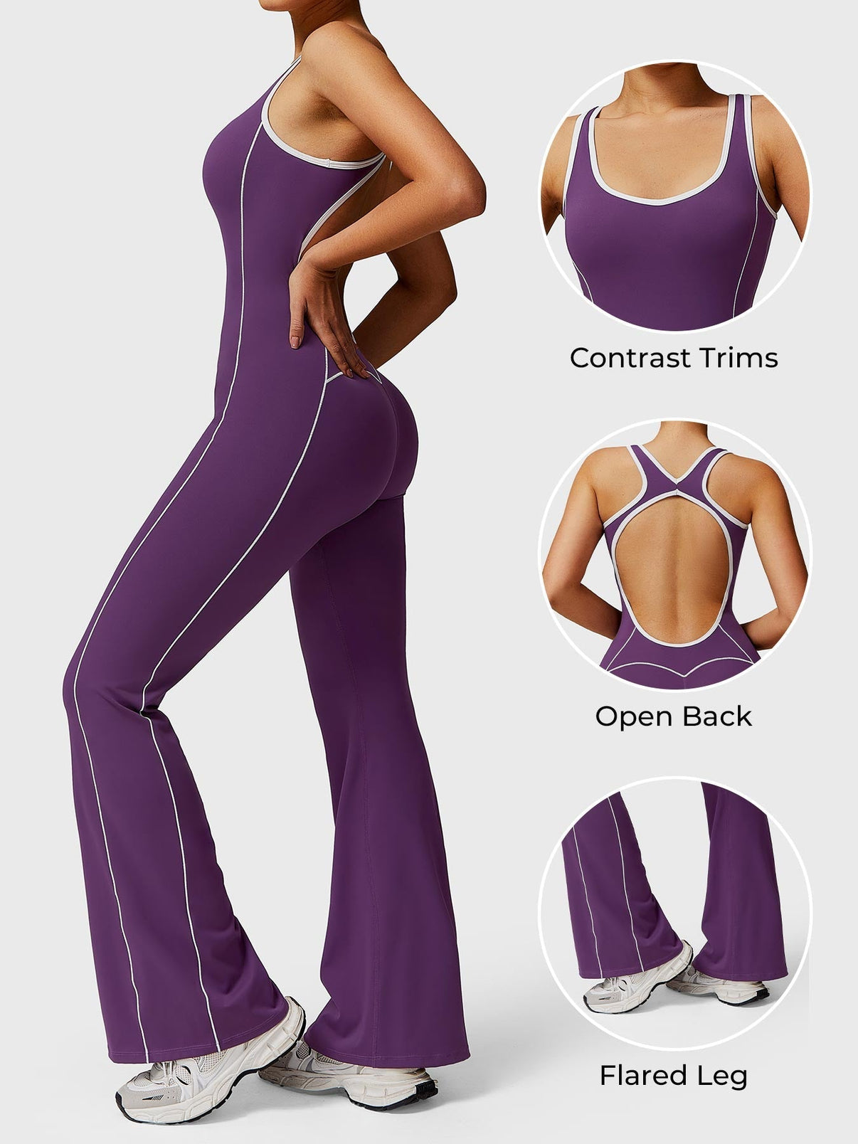 Kombinezon Ironfit Antonia Contrast Flared - Ironfit PL