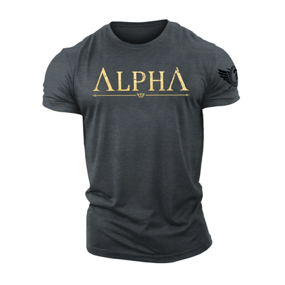 Koszulka ALPHA Gold Spartan Forged - Ironfit PL