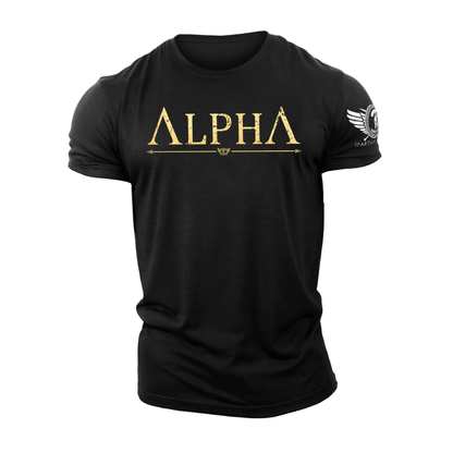 Koszulka ALPHA Gold Spartan Forged - Ironfit PL