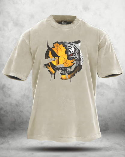 KOSZULKA ANGRY SMILEY WASHED - Ironfit PL
