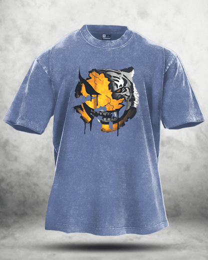 KOSZULKA ANGRY SMILEY WASHED - Ironfit PL