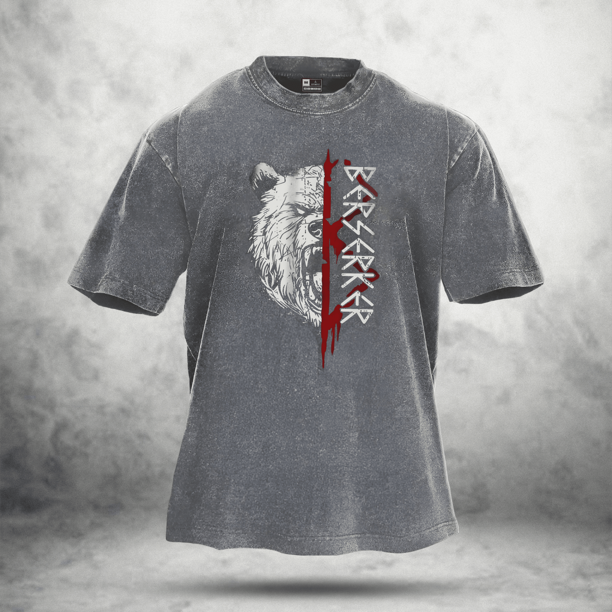 KOSZULKA BEAR RITUAL WASHED - Ironfit PL