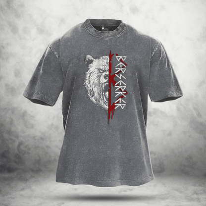KOSZULKA BEAR RITUAL WASHED - Ironfit PL