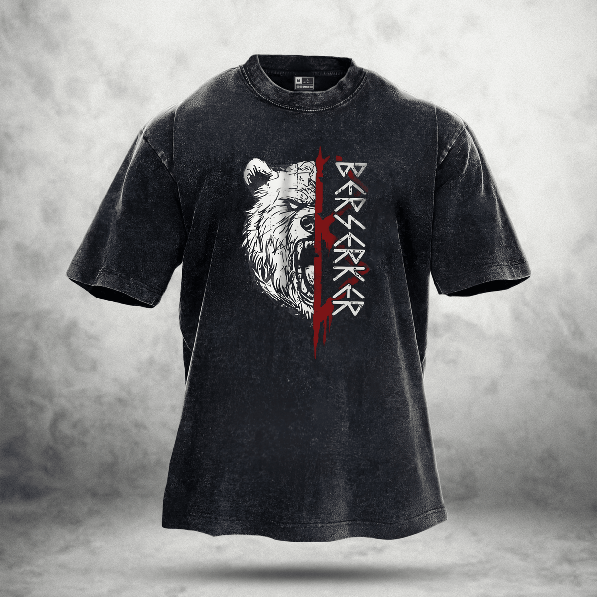 KOSZULKA BEAR RITUAL WASHED - Ironfit PL