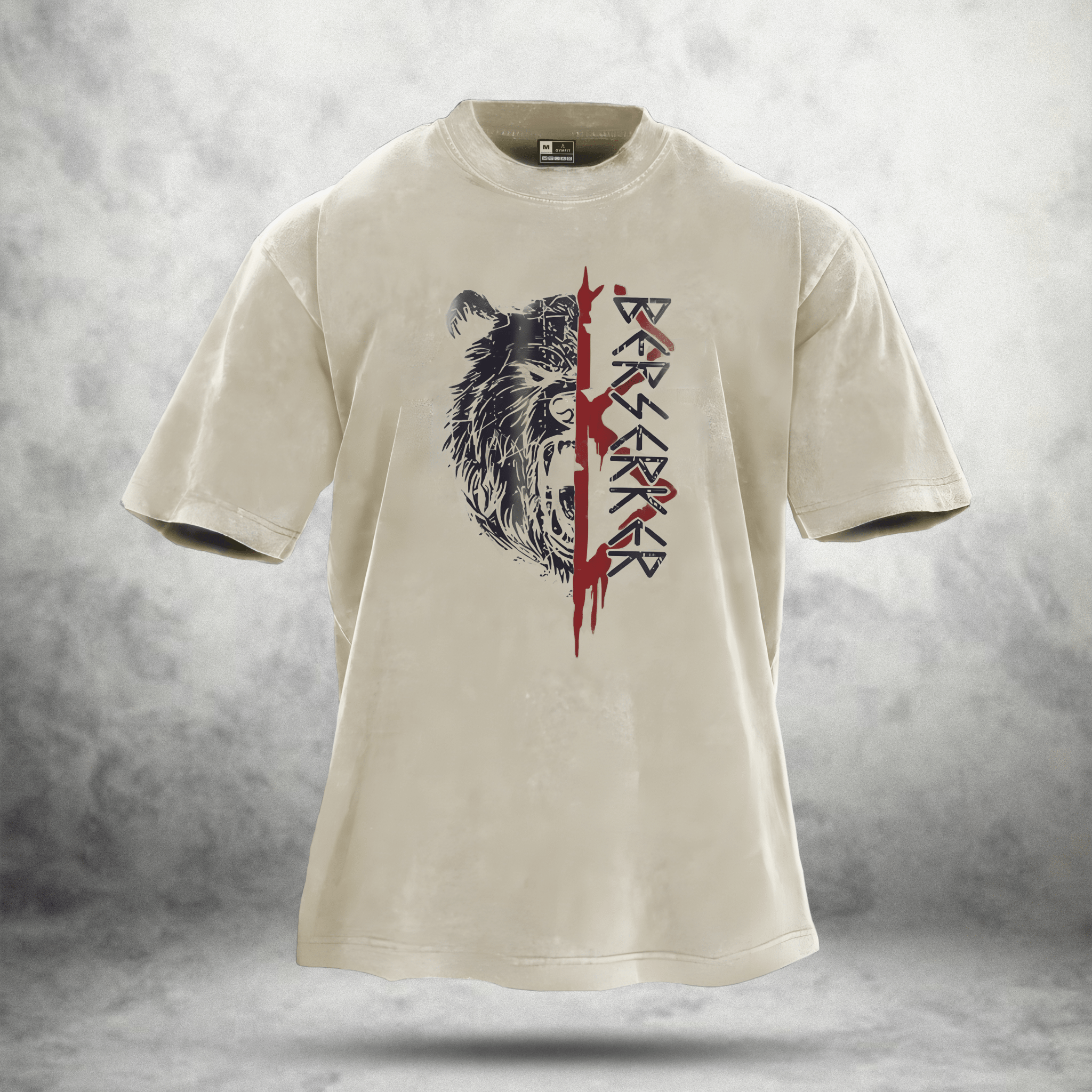 KOSZULKA BEAR RITUAL WASHED - Ironfit PL