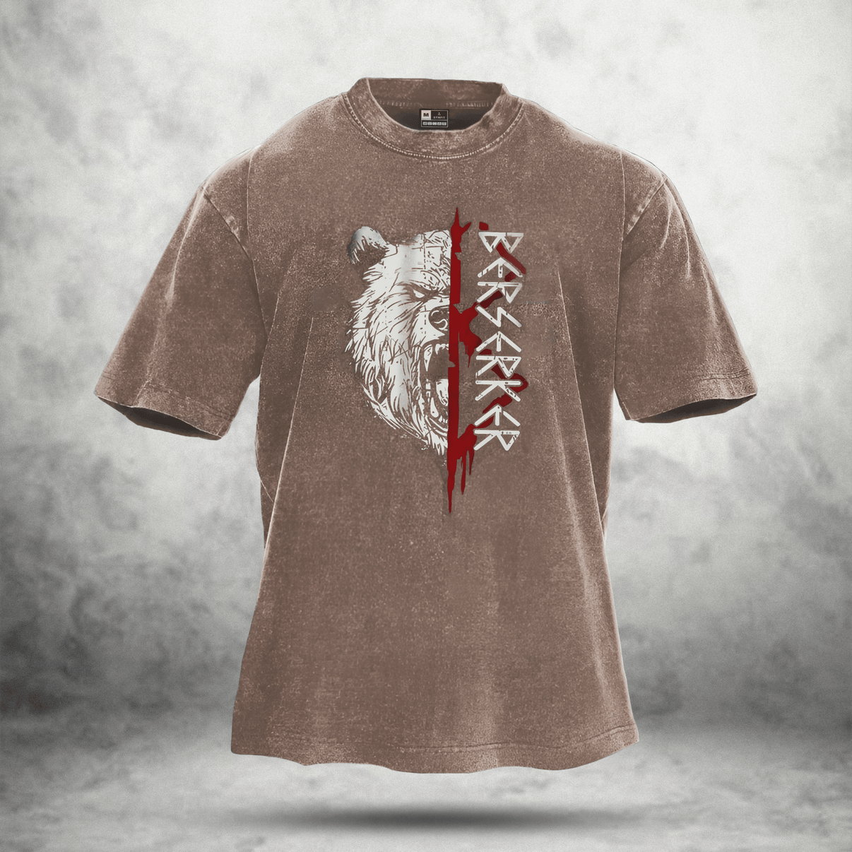 KOSZULKA BEAR RITUAL WASHED - Ironfit PL