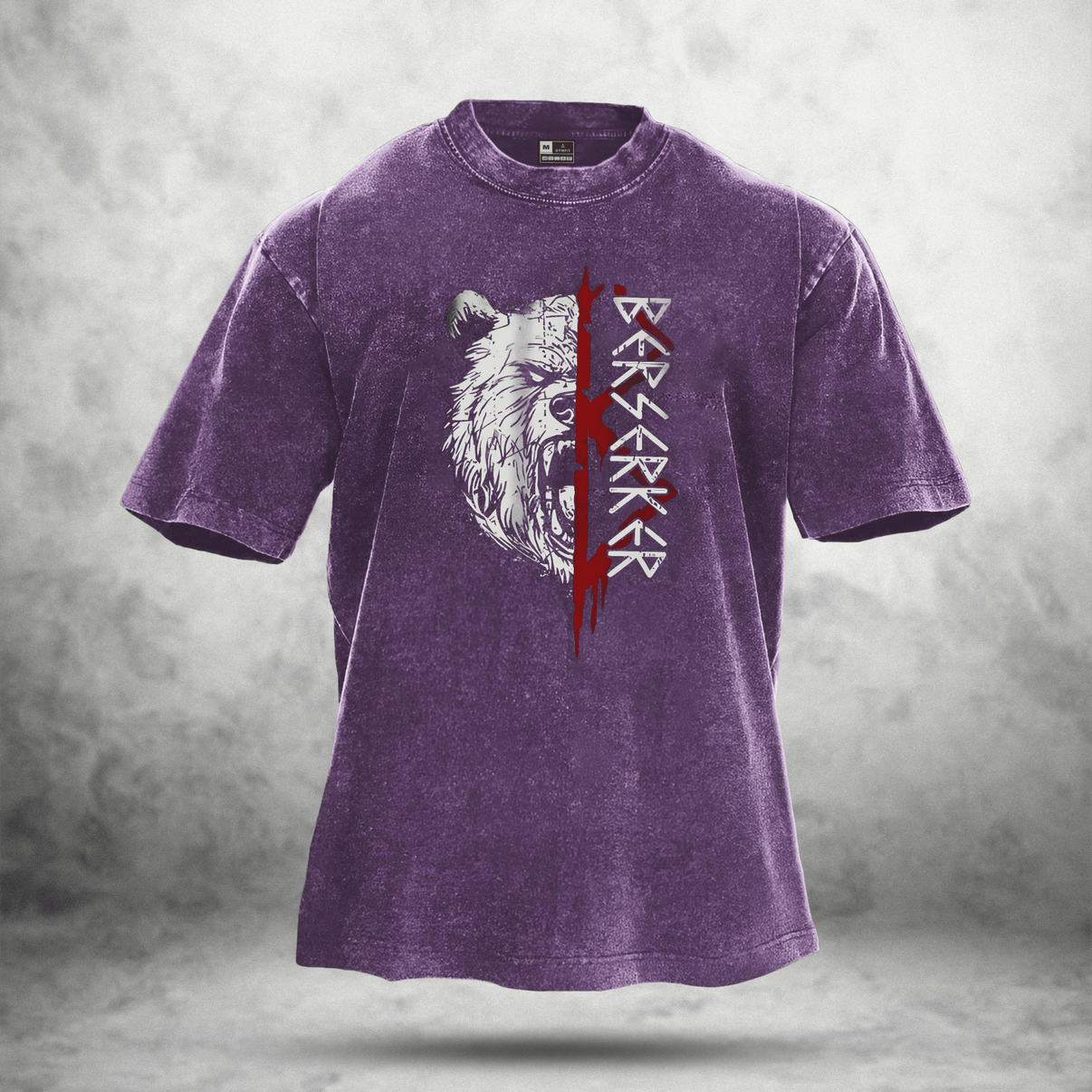 KOSZULKA BEAR RITUAL WASHED - Ironfit PL